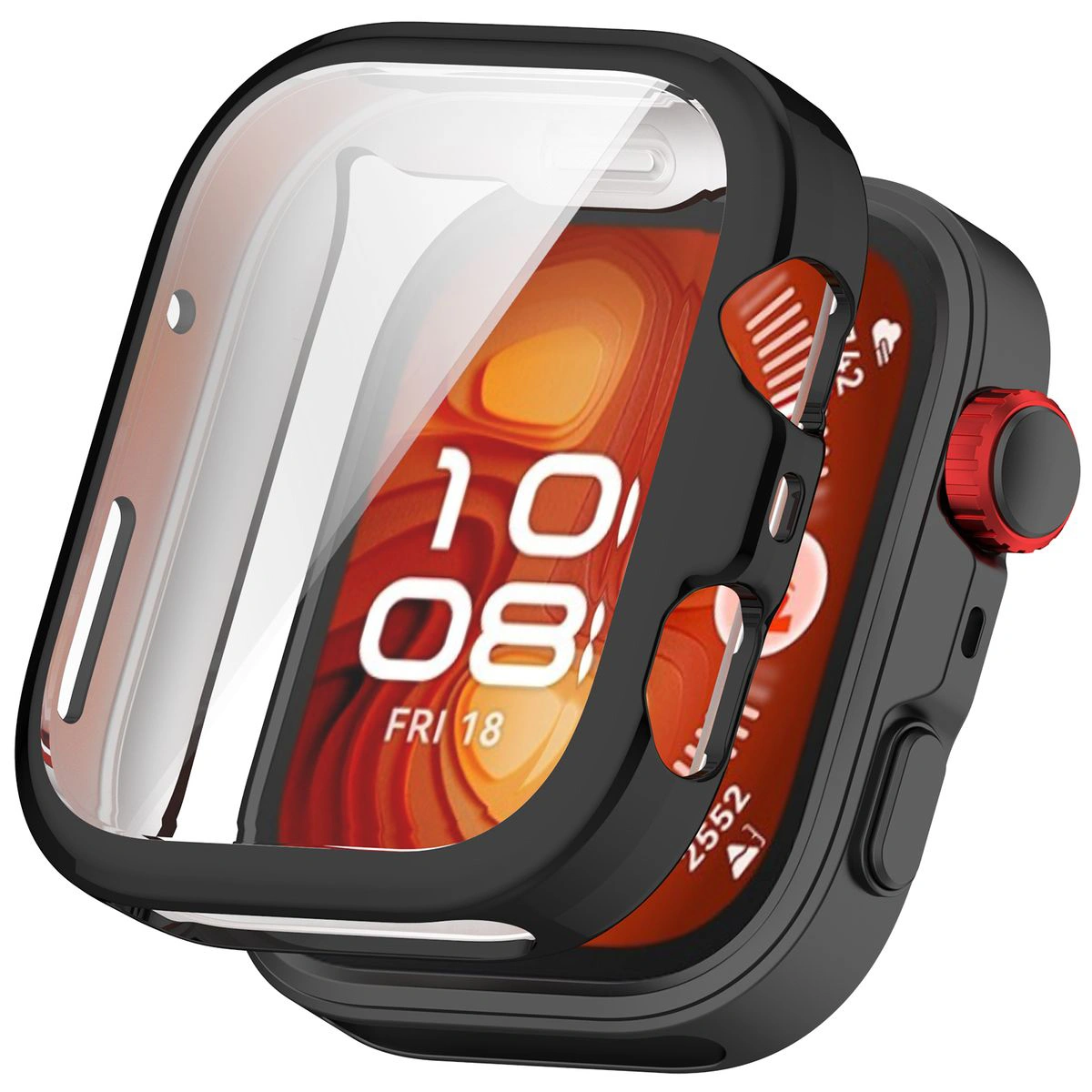 Plecki ze szkłem Bizon Case Watch Felipe dla Huawei Watch Fit 4 Pro